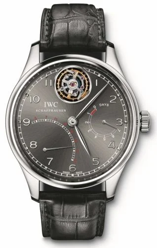 IWC Portuguese Tourbillon Mystère Rétrograde Platinum / Ardoise IW5044-01 (5044-01, IW504401)